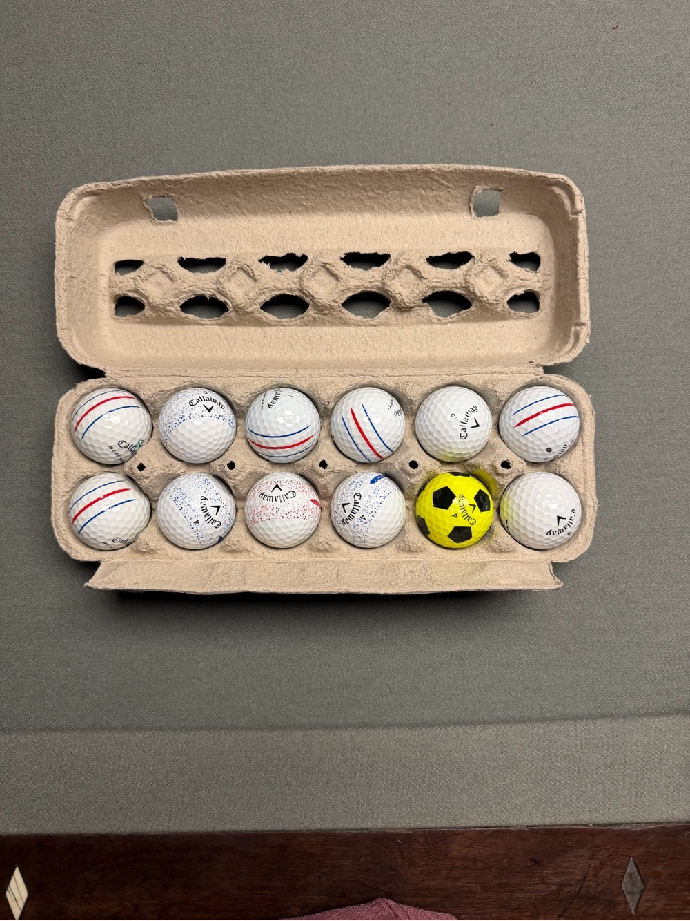 Callaway Golf Balls. Dozen mixed. Great condition.